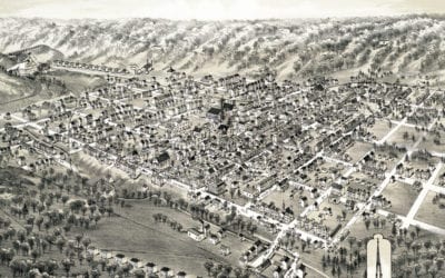 Historic old map of Mount Carmel, PA from 1884