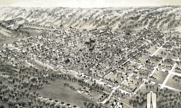 Historic old map of Mount Carmel, PA from 1884