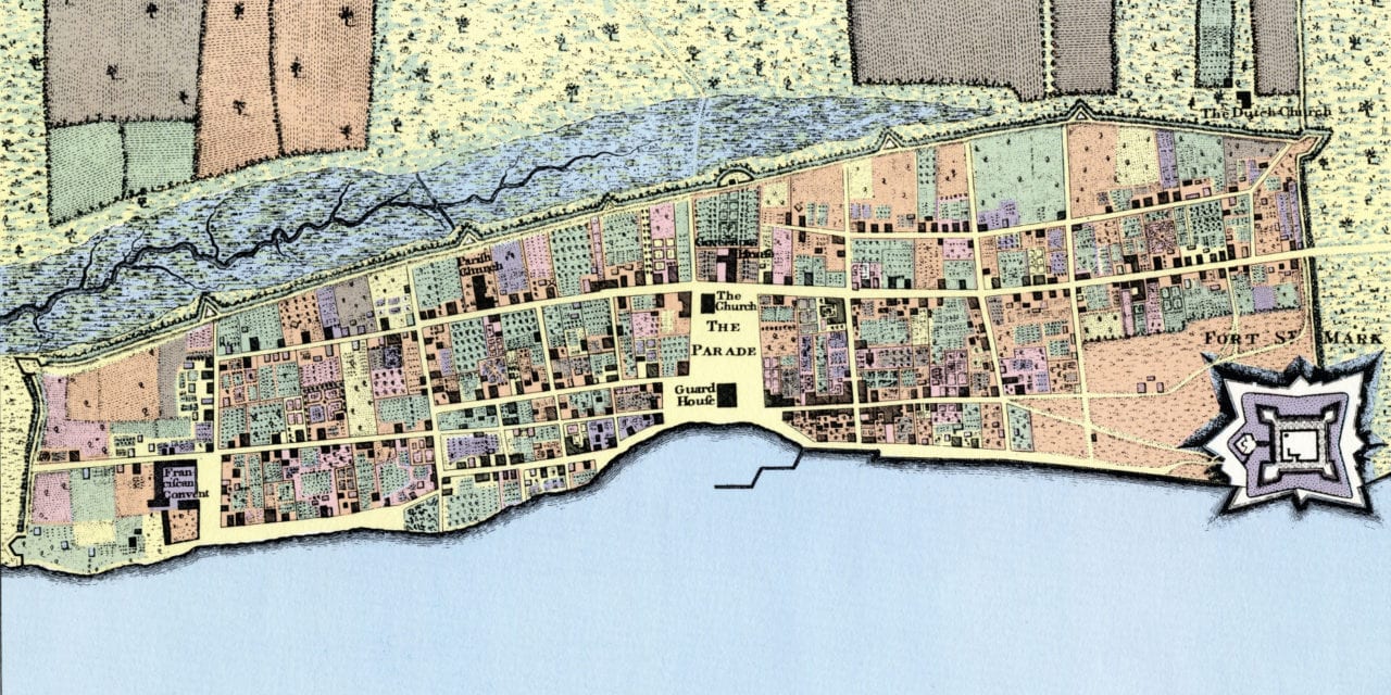 1778 Map of Saint Augustine Florida