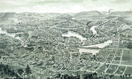 Historic old map of Winchester, MA from 1886