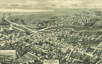 Beautifully restored map of Absecon, New Jersey in 1924