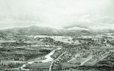 Beautifully restored map of Conway, New Hampshire from 1896