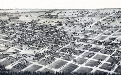Beautifully restored map of Quitman, GA from 1885