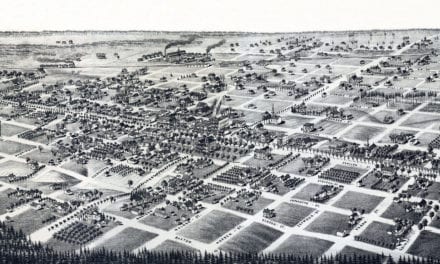 Beautifully restored map of Quitman, GA from 1885