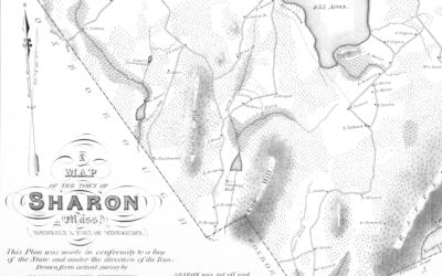 Historic map of Sharon, Massachusetts from 1831