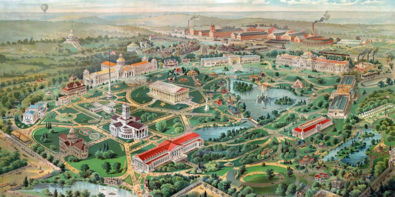 Beautifully detailed map of the Tennessee World’s Fair, 1897