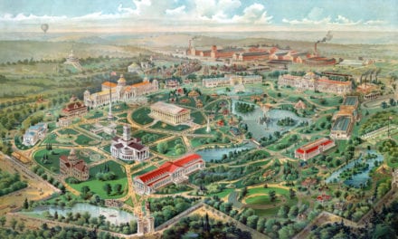 Beautifully detailed map of the Tennessee World’s Fair, 1897