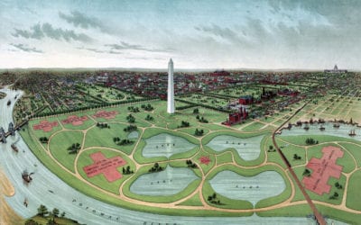 Historic map of Washington D.C.’s proposed World’s Fair of 1892