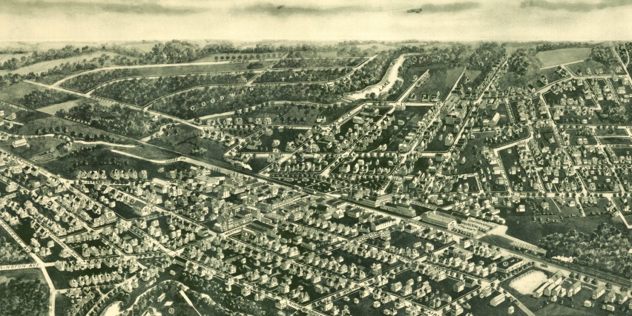 Historic view of Westwood, NJ: Restored map shows city in 1924