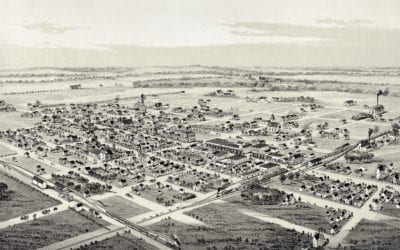 Historic old map of Whitewright, Texas from 1891