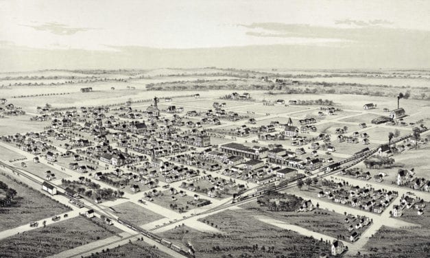 Historic old map of Whitewright, Texas from 1891