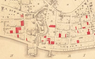 Historic old map of Yonkers, New York from 1859
