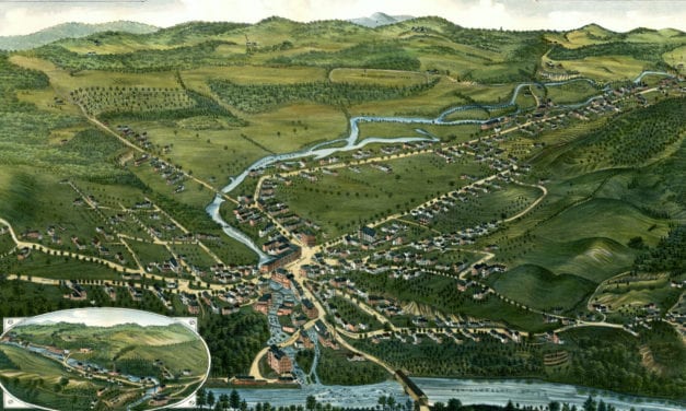 Historic old map of Bristol, New Hampshire from 1884
