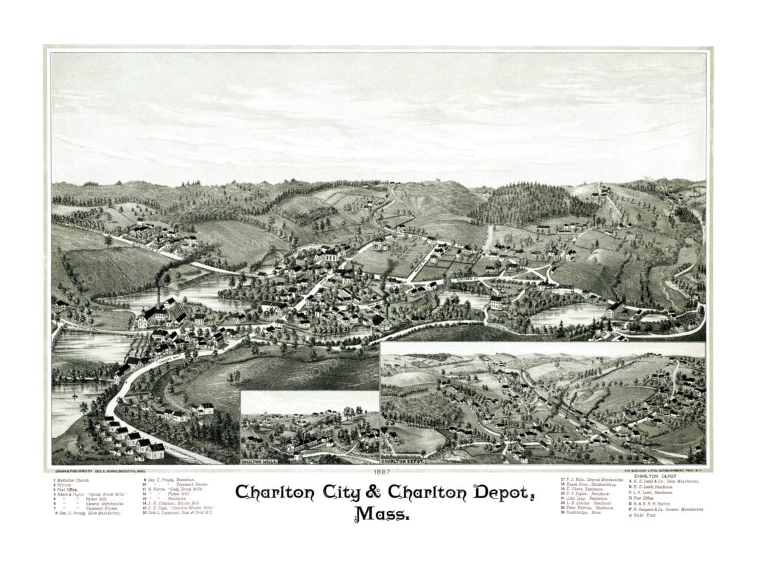Map Of Charlton Mass