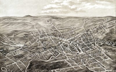 Beautifully detailed map of Hyde Park, Massachusetts from 1879