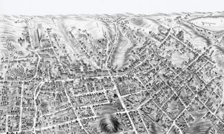 Beautifully restored map of Marlborough, MA from 1878