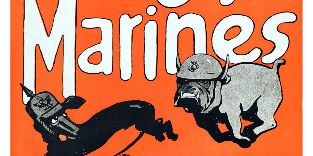 Vintage Marines recruiting posters restored to original glory