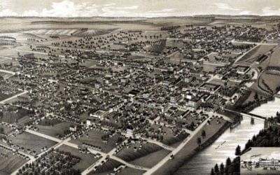 Beautifully restored map of Albany, Georgia from 1885