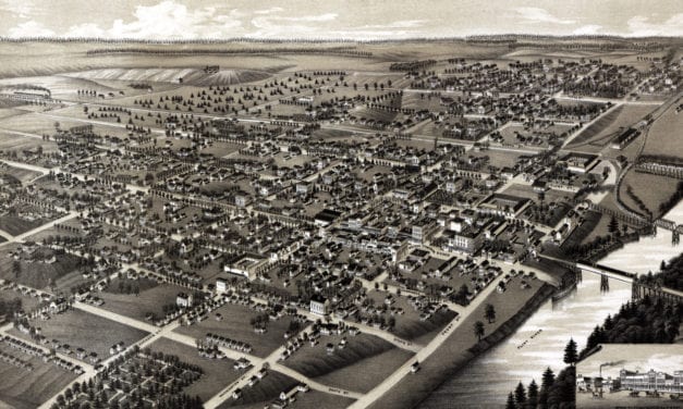 Beautifully restored map of Albany, Georgia from 1885