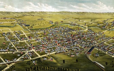 Beautifully restored map of Somerville, New Jersey 1882