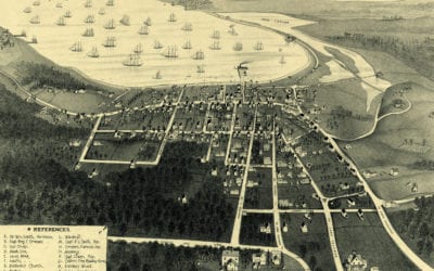 Historic map of Vineyard Haven, Massachusetts from 1893