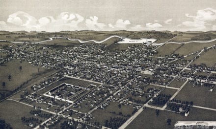 Beautifully restored map of Waupun, Wisconsin in 1885