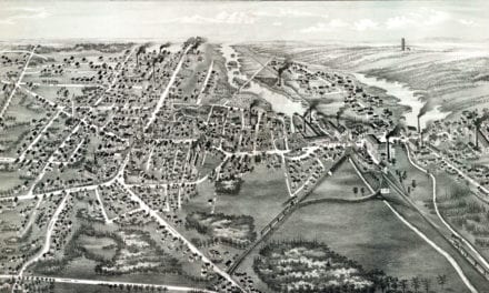 Beautifully restored map of Whitman, MA from 1889