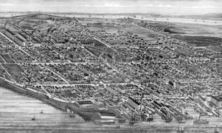 Historic old map of Bristol, Rhode Island from 1891