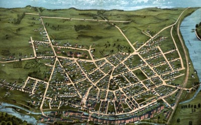 Beautifully detailed map of Chicopee, Massachusetts in 1878