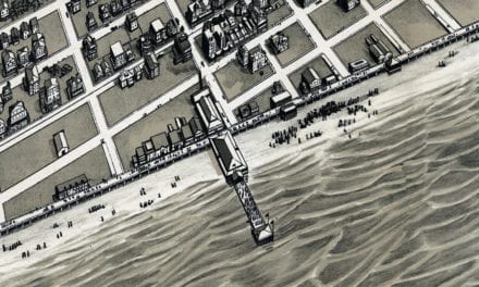 Beautifully restored map of Ocean City, NJ from 1903