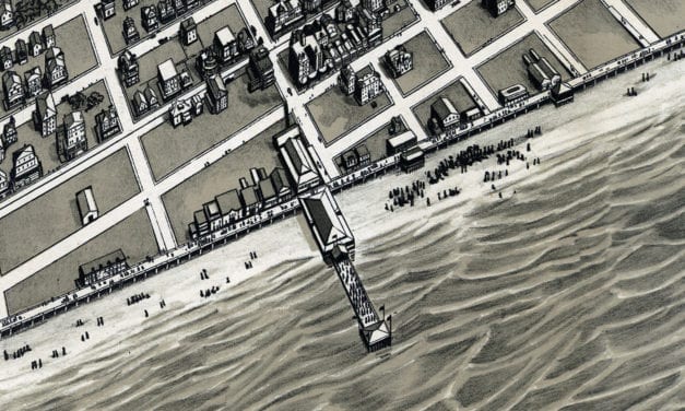 Beautifully restored map of Ocean City, NJ from 1903