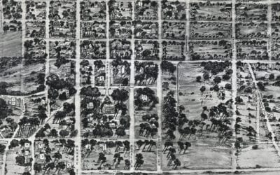 Beautifully restored map of Tallahassee, Florida from 1926