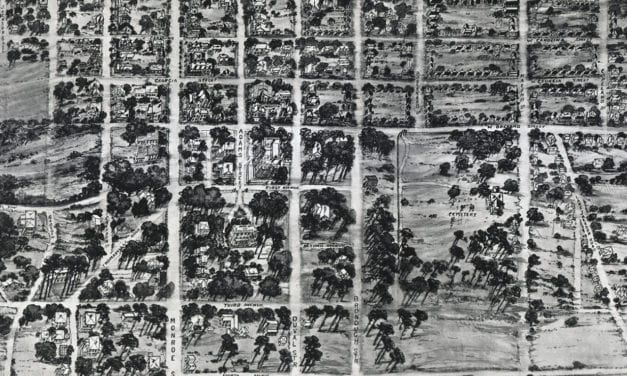 Beautifully restored map of Tallahassee, Florida from 1926
