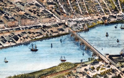 Beautifully restored map of Haverhill, Massachusetts in 1893