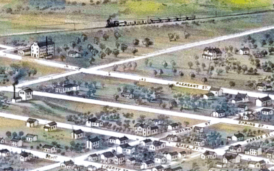 Detailed map of Independence, Missouri from 1868