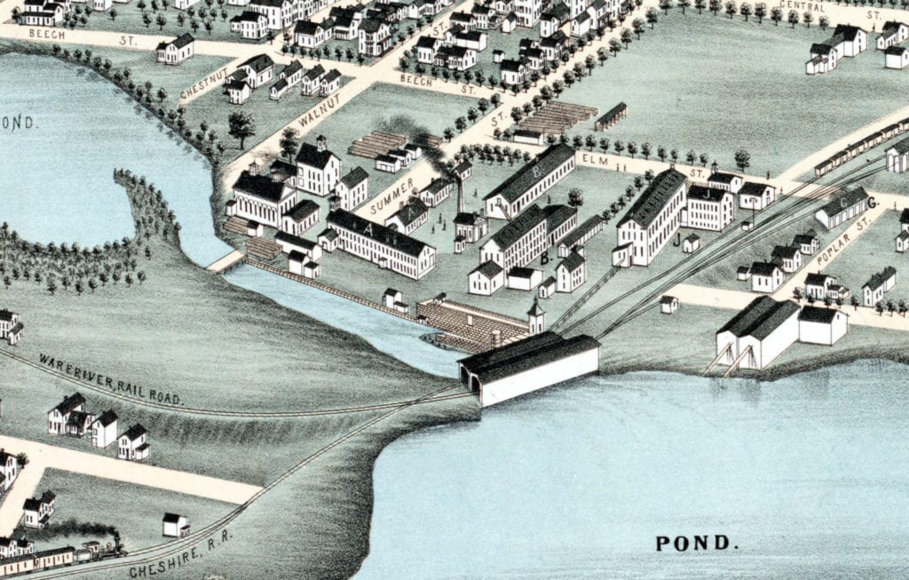 Beautifully detailed map of Winchendon, MA from 1878 KNOWOL