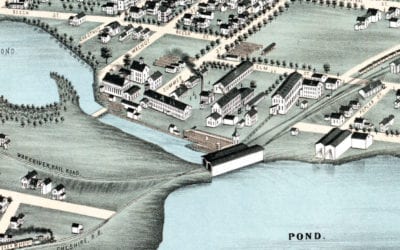 Beautifully detailed map of Winchendon, MA from 1878