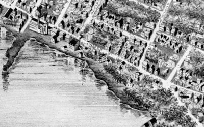 Beautifully restored map of Newburyport, MA from 1894