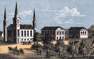 Beautifully restored map of Sandusky, Ohio from 1870