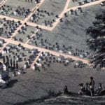 Historic bird’s eye view of Belleville, Illinois in 1867