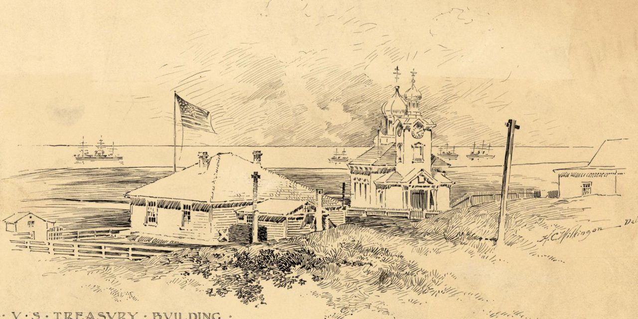 1880 Plan for U.S. Treasury Building on St. Paul Island, Alaska
