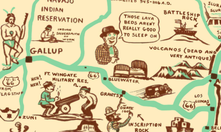 New Mexico Like Never Before: 1939 Map Brings History to Life with a Laugh