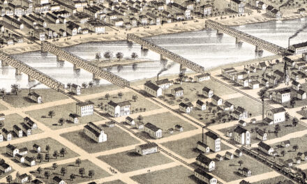 Step Back in Time with Beautifully Restored Map of Des Moines, Iowa from 1868