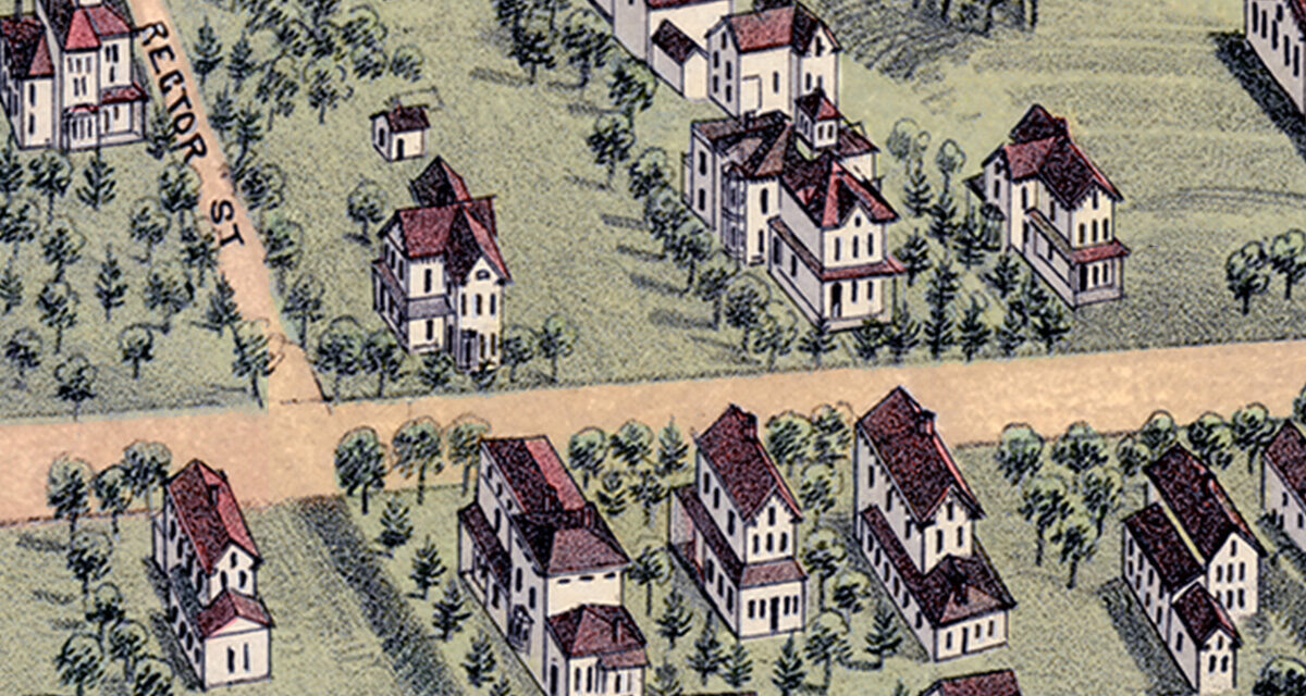 Restored Vintage Map of Bethel, Connecticut from 1879