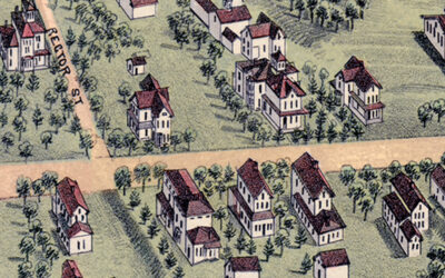 Restored Vintage Map of Bethel, Connecticut from 1879
