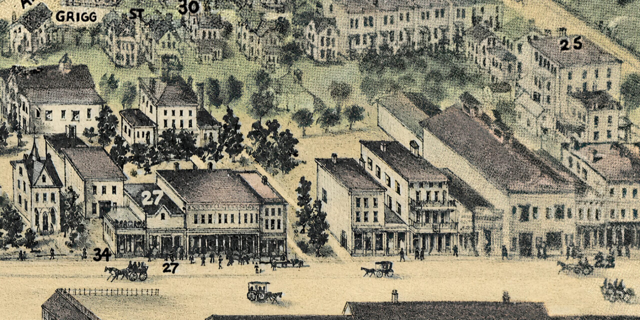 Vintage Map of Greenwich, Connecticut from 1904