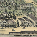 Vintage Map of Greenwich, Connecticut from 1904