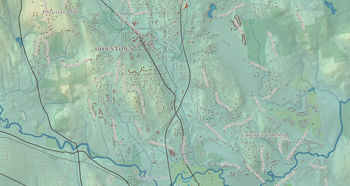 Beautifully Detailed Map of Amherst, New Hampshire