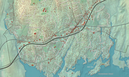 Beautifully Detailed Map of Darien, Connecticut