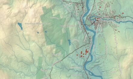 Beautifully Detailed Map of Franklin, New Hampshire